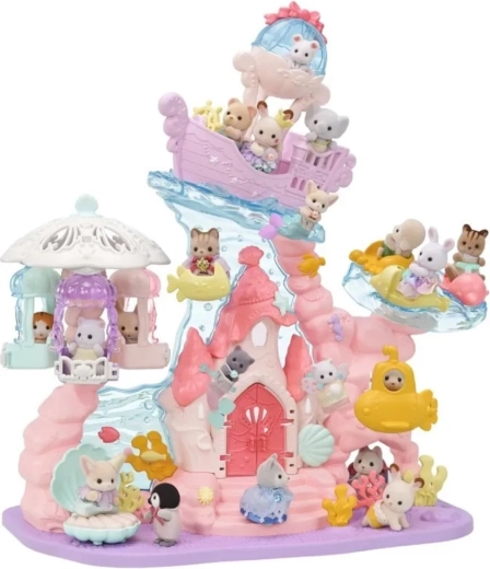 Возене с подводница и на жълта рибка