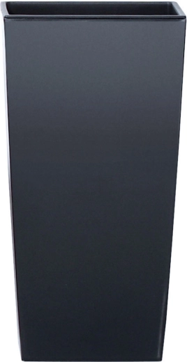 URBI Square Matt Planter with insert 29.5 × 29.5 × 55 cm anthracite