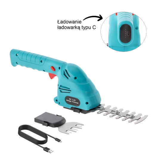 Two interchangeable blades for maximum versatility
