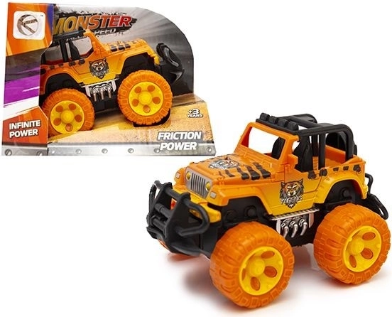 Off-road jeep with friction drive - 1 piece