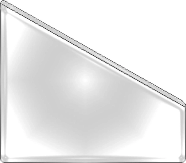 Self-adhesive slanted pocket A4, medium, 6 pcs