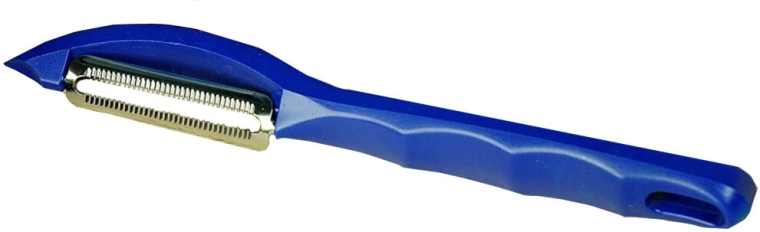 Double-sided peeler with serrated blade BARRACUDA 17 cm