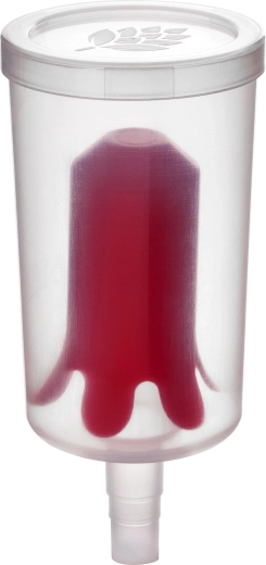 Silent fermentation airlock for large containers