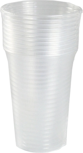 Plastic Transparent Cup 300 ml – Set of 10