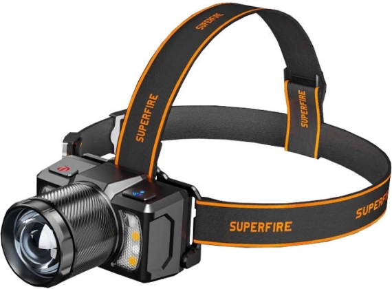 Superfire Headlamp 700 lm with USB-C