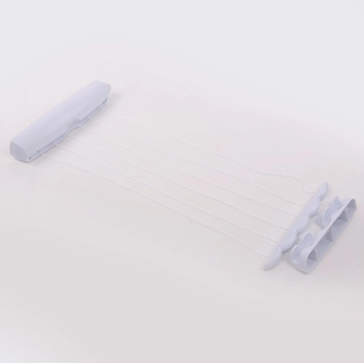 Wall-mounted retractable clothesline dryer Rotor 6 (21 m, 6 lines)