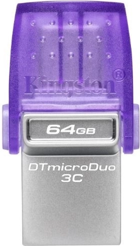 USB флашка Kingston DataTraveler microDuo 3C 64 GB USB‑A/USB‑C