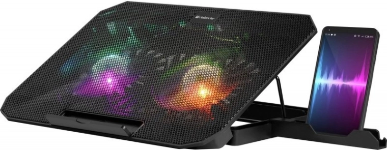 Охлаждаща подложка за лаптоп NS-510 с RGB подсветка, 15,6″