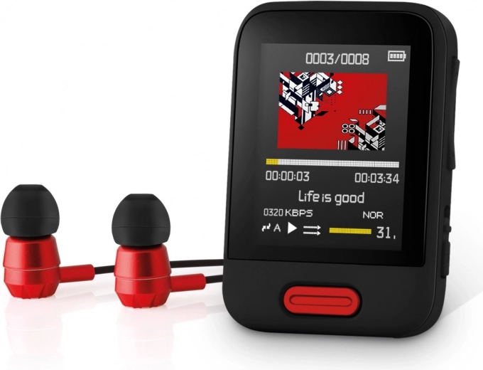 MP3/MP4 player 16 GB with Bluetooth and 1.8" display - 1 piece