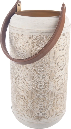 Mandala Candle Holder Beige-Gold 27 cm