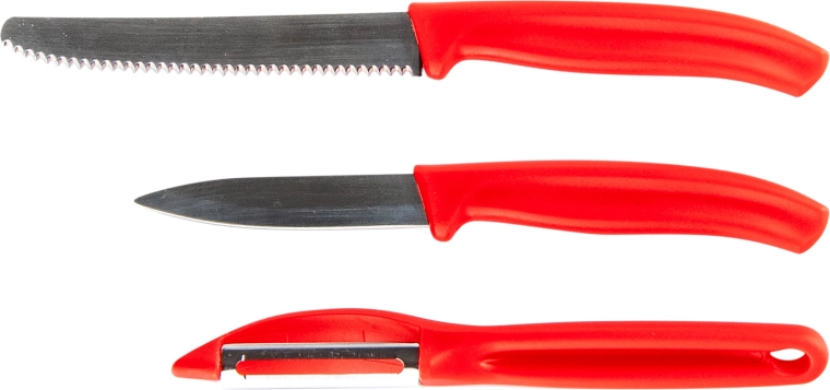 Provence Exclusive kitchen knife set with peeler, 3 pcs