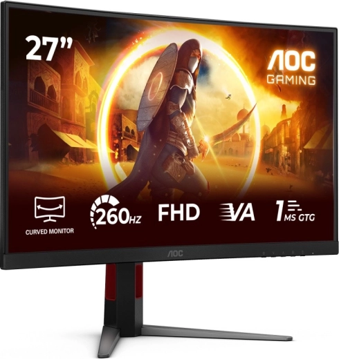 Извит 27" VA панел