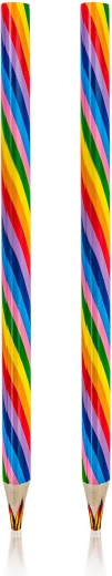 Multicolor jumbo colored pencils (2 pcs)