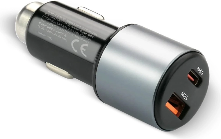 Fast charging via USB‑C PD up to 65 W