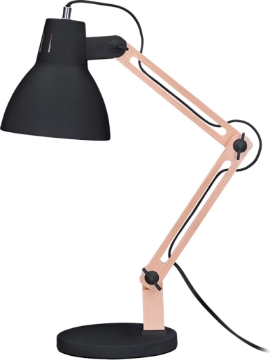 Solight Falun E27 Table Lamp, Black