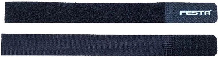 Hook-and-loop tie 200 × 20 mm, set of 3 pcs