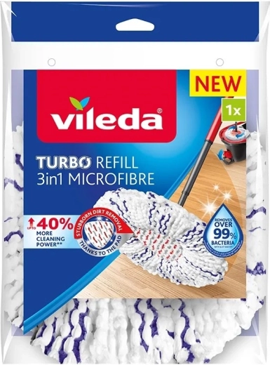 Резервна подложка за ротационен моп Turbo 3в1 Microfibre