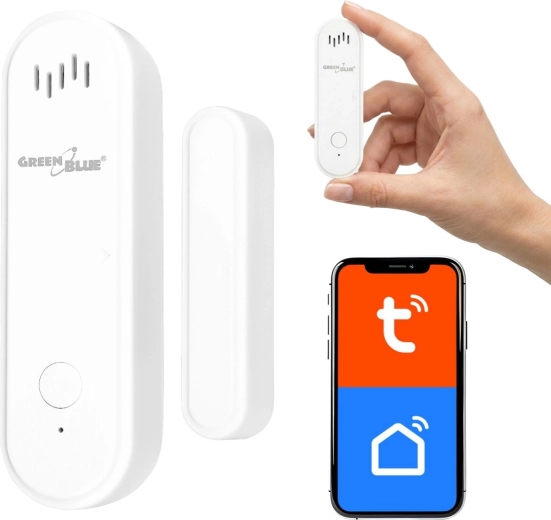 Wireless door and window opening sensor GreenBlue - 1 piece