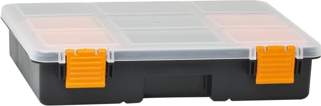 Plastic organizer for small parts