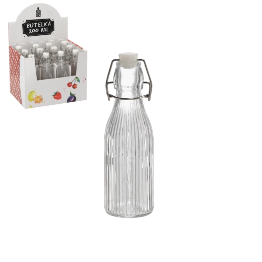 Round 200 ml bottle with mechanical closure