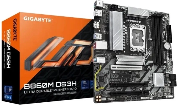 Gigabyte B860M DS3H – microATX дънна платка за Intel Core Ultra