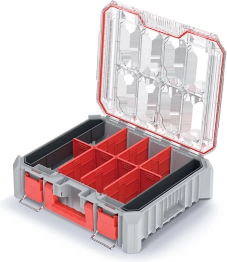 At-a-glance overview thanks to the clear lid