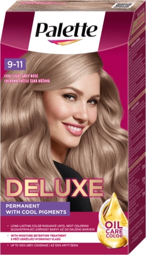 Palette Deluxe 9-11 cool light gray pink – permanent hair color 50 ml
