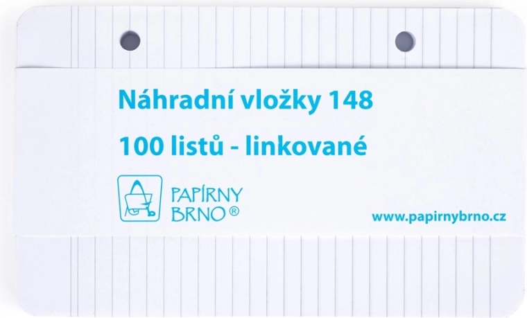 Резервен пълнеж за KARIS A6, редови, 100 листа (90 × 148 mm)