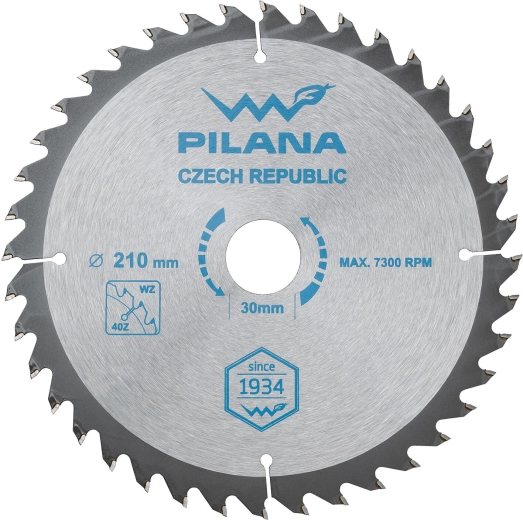 Циркулярен диск PILANA SK 5255 WZ 210 мм, 40 зъба