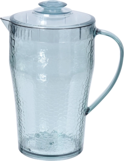 Plastic Jug with Lid 1.9 L – Recycled Glass Look