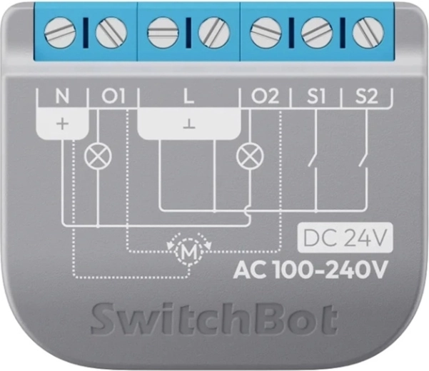 Интелигентно двуканално реле SwitchBot Relay Switch 2PM с поддръжка на Matter и измерване на консумацията