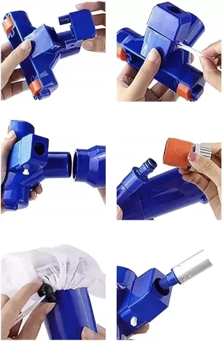 Easy operation with hose connection