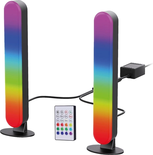 Solight RGB LED gaming lights with remote control and sound sensor
