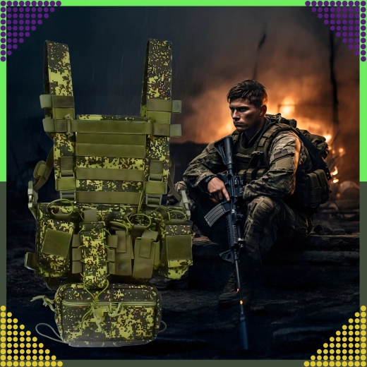 Лека и издръжлива конструкция с laser-cut MOLLE