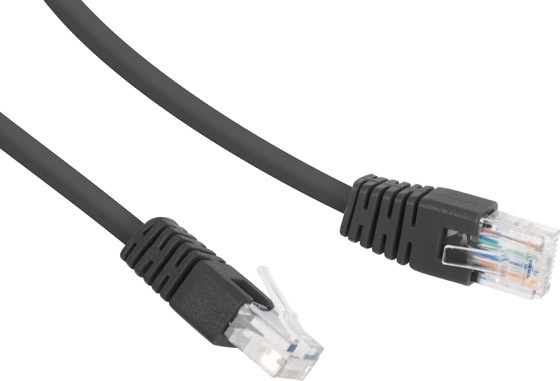 Cat 6 UTP network patch cable, 5 m, black