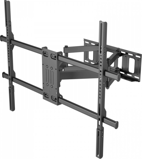 Heavy-duty tilting and swivel wall TV mount up to 100" VESA 800×600, 65 kg