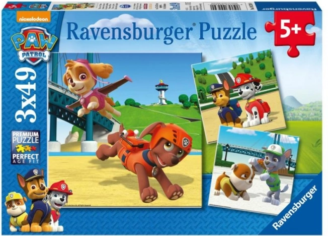 Ravensburger Puzzle Paw Patrol 3×49 Pieces