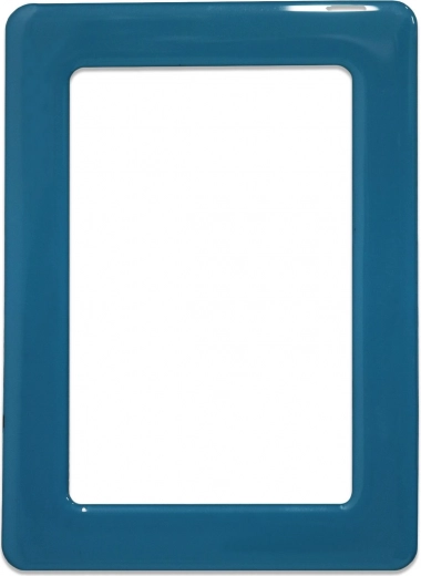 Magnetic self-adhesive frame size 13.0x8.1 cm - turquoise