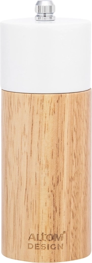 Wooden spice mill, white, 5 × 14 cm