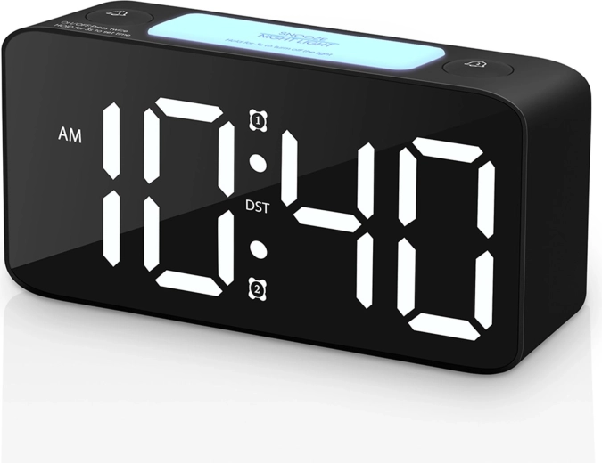 Два будилника, snooze и 5 нива на звука