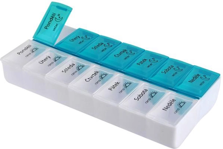 TORO pill organizer for 7 days, morning and evening