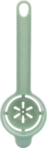 Plastic egg separator, sage green, 19 × 6 cm
