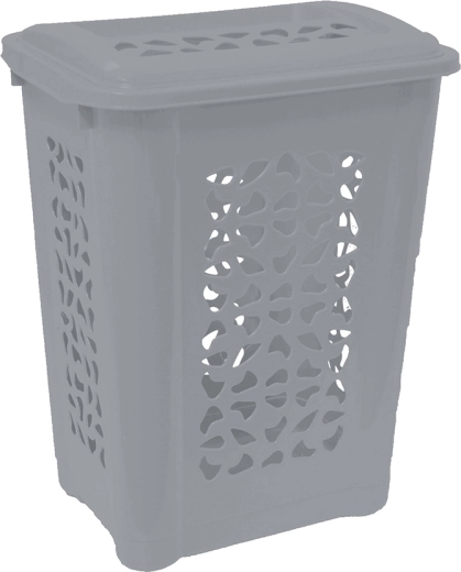 Nordic Grey Laundry Basket 60 L