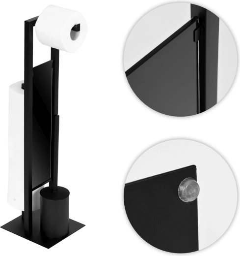 Hygienic glass partition