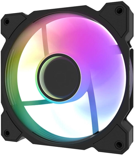 Охлаждащ вентилатор Darkflash DR08 120 mm A-RGB (черен)