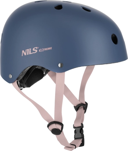 Каска NILS Extreme за кънки, тротинетка и скейтборд – Сива (689295-1)
