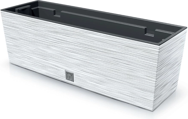 Пластмасов сандък за цветя FURU CASE 58 см – бял
