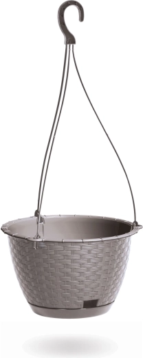 Hanging Flower Pot Ratolla Round W 24.3 cm mocha