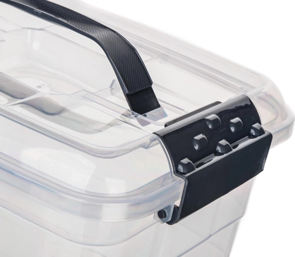 Secure lid with robust clips