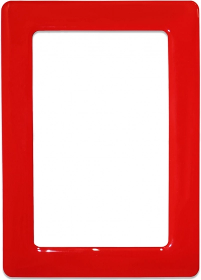 Magnetic Self-adhesive Frame 12.3x8.1 cm - Red